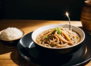 云南菌子肉末拌米线：山野之味与米线的邂逅