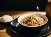 云南菌子肉末拌米线：山野之味与米线的邂逅